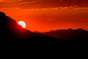 THEMENBILD, Sonnenuntergang in den Kitzbueheler Alpen