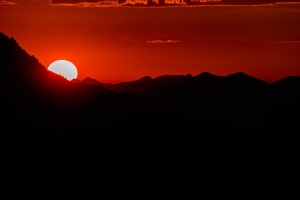THEMENBILD, Sonnenuntergang in den Kitzbueheler Alpen